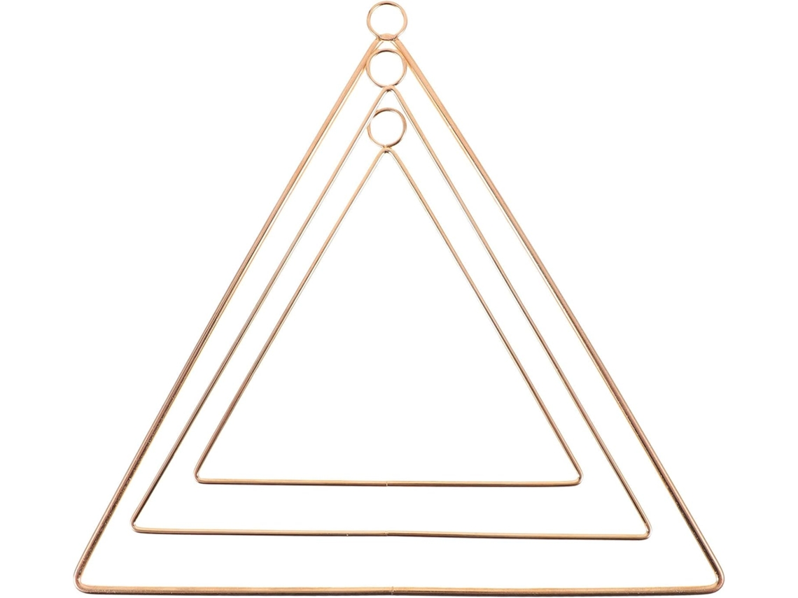 Círculo Triangular De Ferro Para Apanhador De Sonhos, Conjunto De 3 Anéis