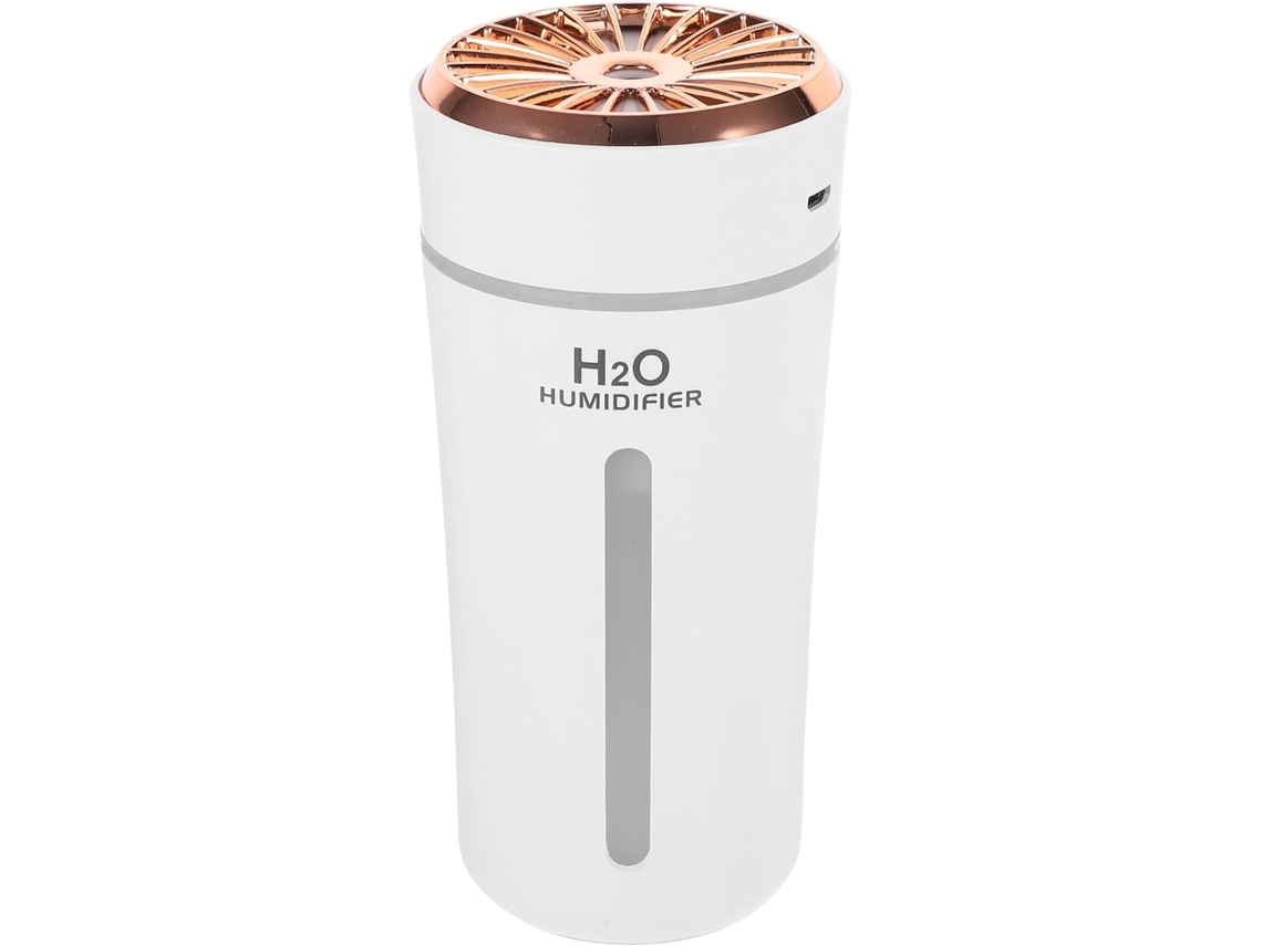 Umidificador Portátil Yardwe, Recarregável Via Usb, Com Capacidade De 220ml, Em Abs/pp Branco