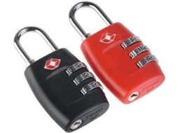 Conjunto De 2 Cadeados Combinação Com Código Alfandegário Para