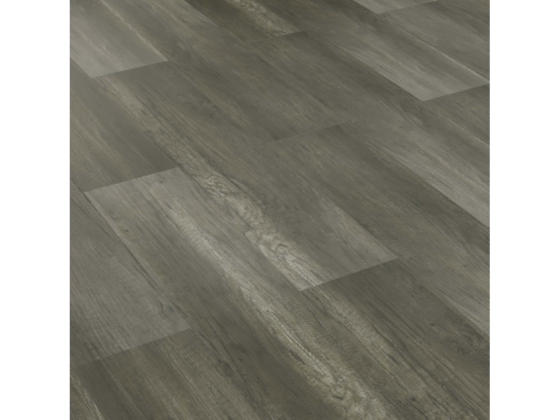 Conjunto 5 Piso Laminado Vidaxl Cinzento Derivados De Madeira (101 X 20 X 0,8 Cm)