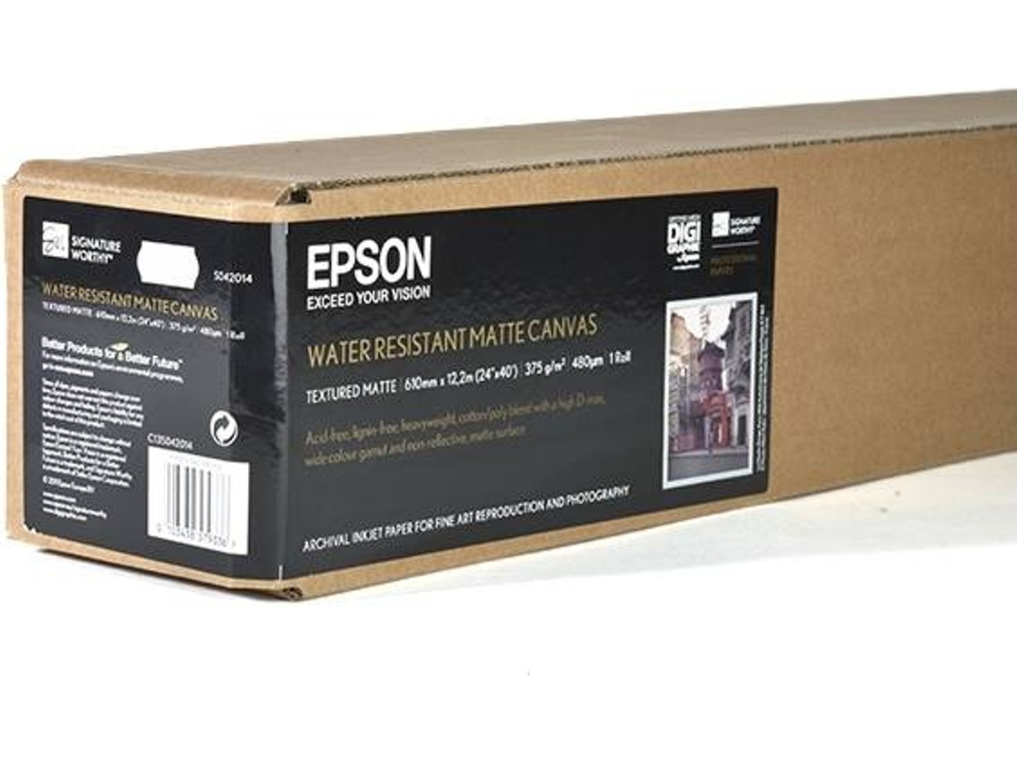 P EPSON ROL CANVA SATIN 13X6,1M 350G/M