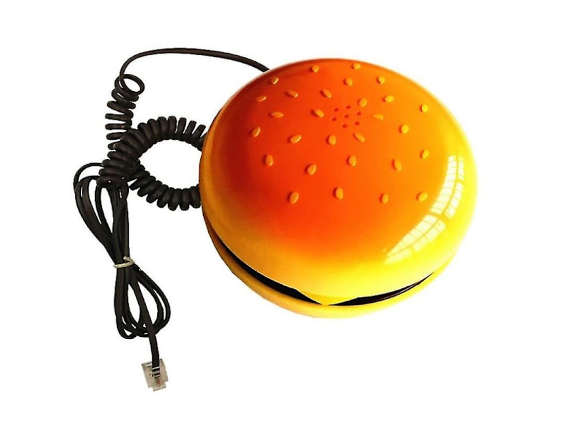 Cheeseburgers Hambúrgueres Telefones Telefone Fixo Telefone De Mesa Para Casa Hotel Escritório Decoração Telefone Fixo Fixo˜qd Slowmoose