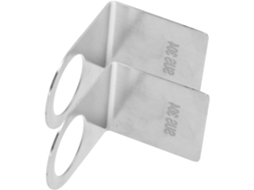 Suporte de parede para frascos GOKOCO, inox, resistente, pacote com 2 unidades