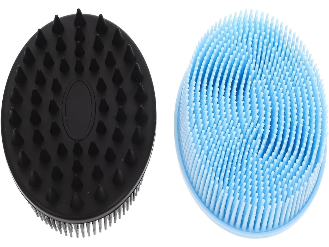 Lurelia Pack De 2 Escovas De Banho Para Bebé, Silicone Macio E Massagem Suave, Banho Relaxante Essencial