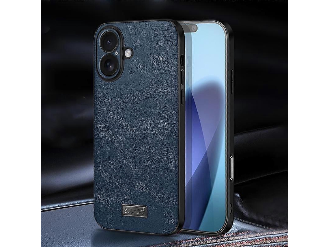 Capa De Celular Híbrida De Couro Tpu À Prova De Choque Sulada Feita À Mão