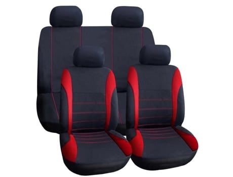 Capa de Assento de Carro Tirol Interior Acessórios para Carro Capa de Carro de Estilo Universal Vermelha