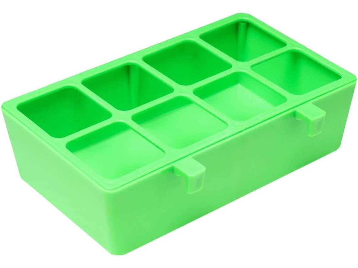 Alimentador para Gaiola de Pássaros Inoomp, Suporte para Alimentos para Papagaios e Periquitos, Caixa de Alimentação,, CHABERLU