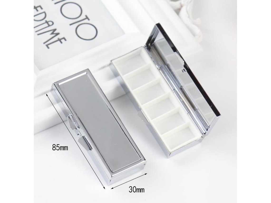 Unidade De Organizador Comprimidos Com Divisórias, Ideal Para Guardar Medicamentos E Outros Itens Viagem. Disponível Em 12 Estil Aquaforge