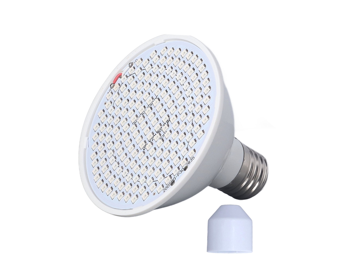Lâmpada Led E27 De Crescimento De Plantas Luz Vermelha Azul 85 265v 200