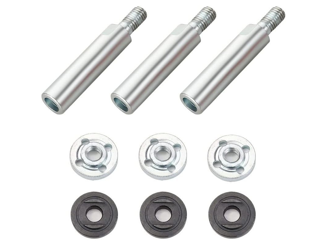 Varilla de Extensión para Amoladora Angular, M10 80mm, 3 Piezas