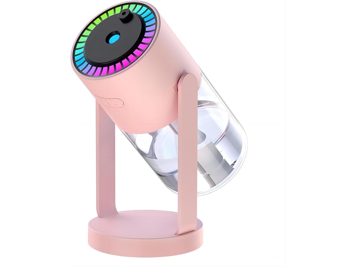 Umidificador USB, Programável, Auto Desligamento, Luzes Coloridas, MDUG