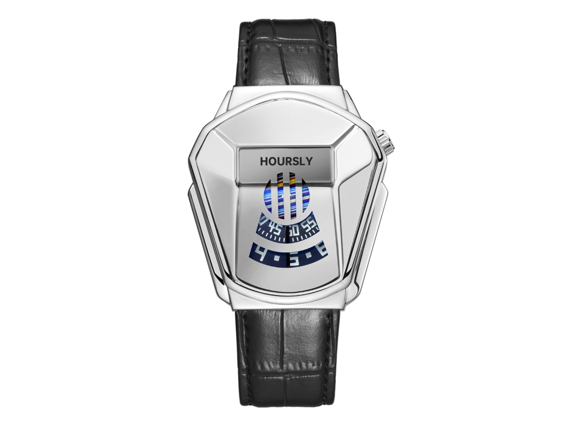 Relógio de Quartzo Masculino MDUG (pulseira de Couro Branca)