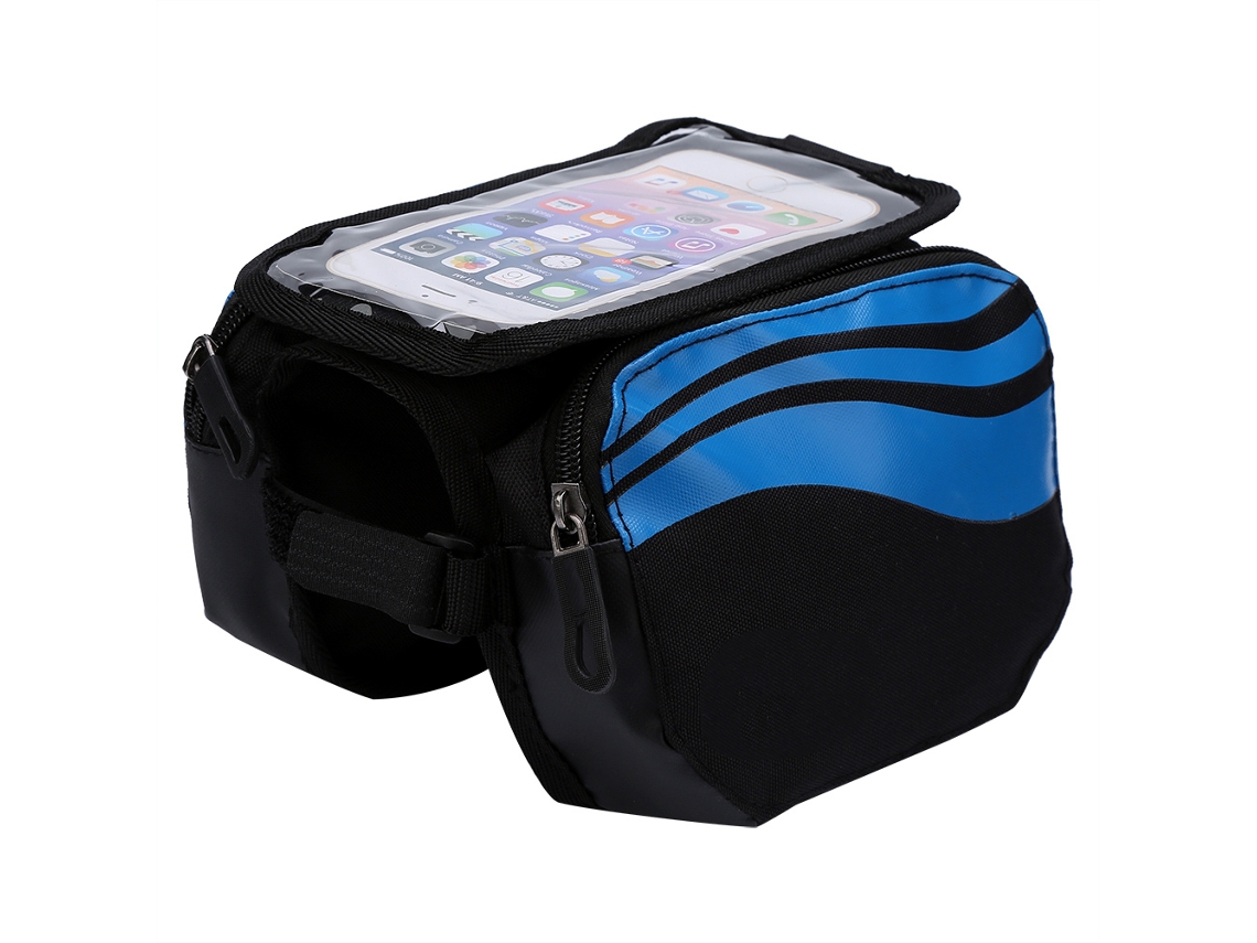 Bolsa do Tubo Dianteiro com Dois Bolsos para Telefone LARANJA