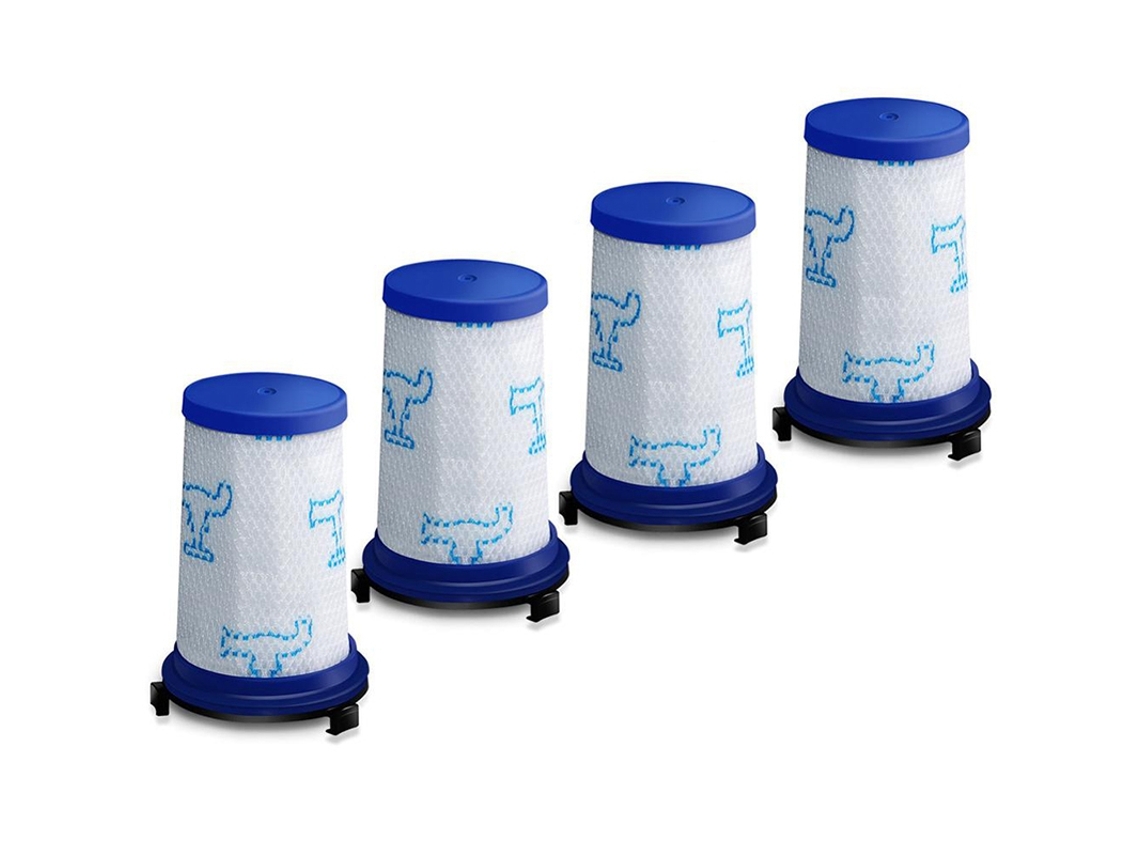 Acessório para Aspiradores ROWENTA 4 un Filtro Force 360 X-Pert Rh9051 Rh9057 Rh9059 Rh9079 Rh9081 Filtros