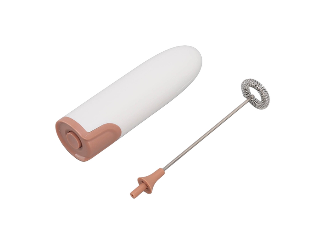 Batedor De Leite Elétrico, Fabricante Espuma Portátil Para Café, Agitação Automática, Branco