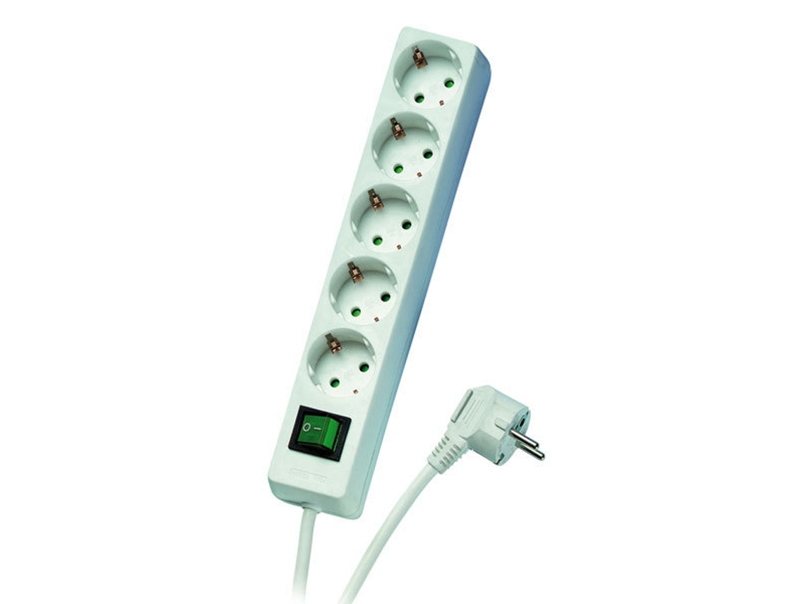 Extensão VIVANCO EBLS5W (5 Tomadas - 1.4m)