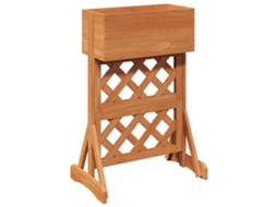 Conjunto 1 Treliça De Jardim Vidaxl Laranja Madeira De Abeto (48 X 30 X 70,5 Cm)