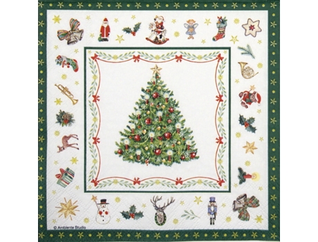 Guardanapos de Papel AMBIENTE (33 cm x 33 cm)