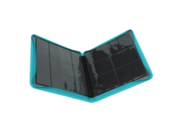 Binder de Cartões 12 Bolsos com Zíper Couro PU