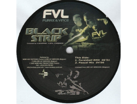Vinil Black Strip / Furious Countdown Nord-way Productions