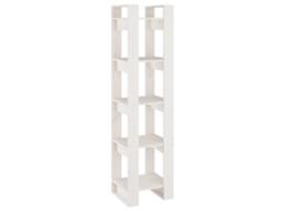 Book Cabinet, Book Cabinets Vidaxl Branco Madeira De Pinho (41 X 35 X 160 Cm)