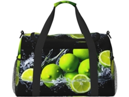 Bolsa de viagem compacta resistente à água lime splash
