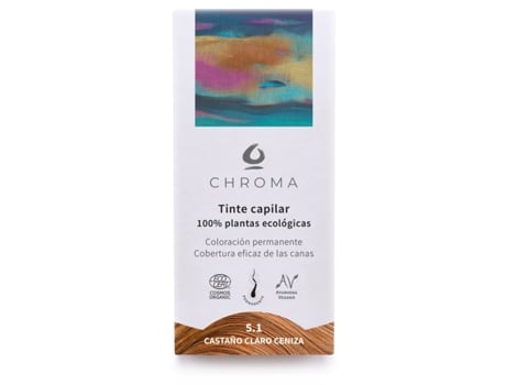 Tintura de cabelo orgânica 100 ml CHROMA