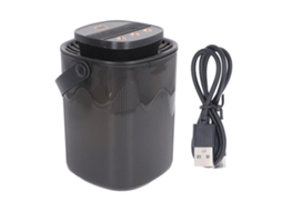 Umidificador Laxiscreed Com Neblina De Alta Umidade, Luz Ambiente Silenciosa, 3l, Plug-in Usb Para Casa, Cinza Preto
