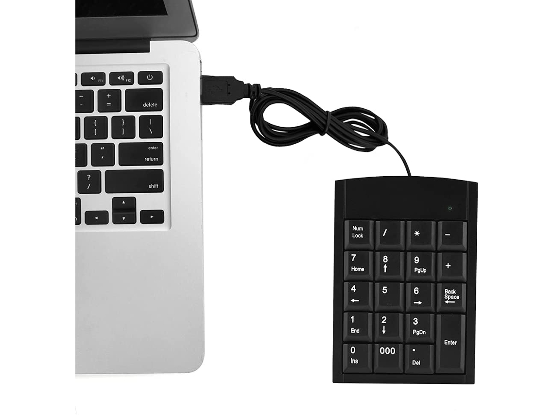 Teclado Numérico Usb, Portátil, Antiderrapante, Mini Usb Com Fio. -aquaforge