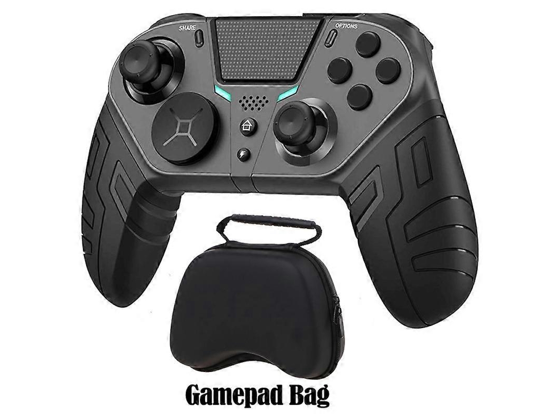 Controle Sem Fio Bluetooth Para Jogos Ps4 Ps3 Pc Androidblack With Bag