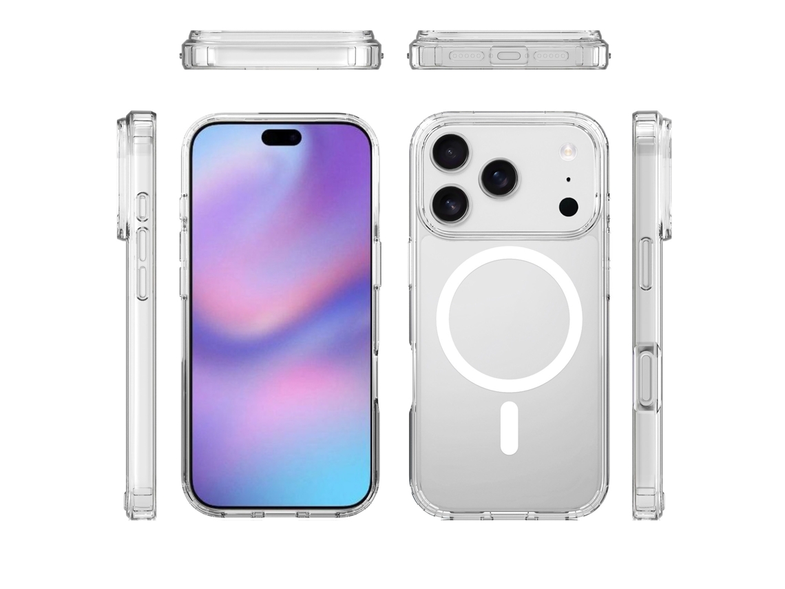 Capa Transparente Para Iphone 17 Pro Max - Capa Magsafe