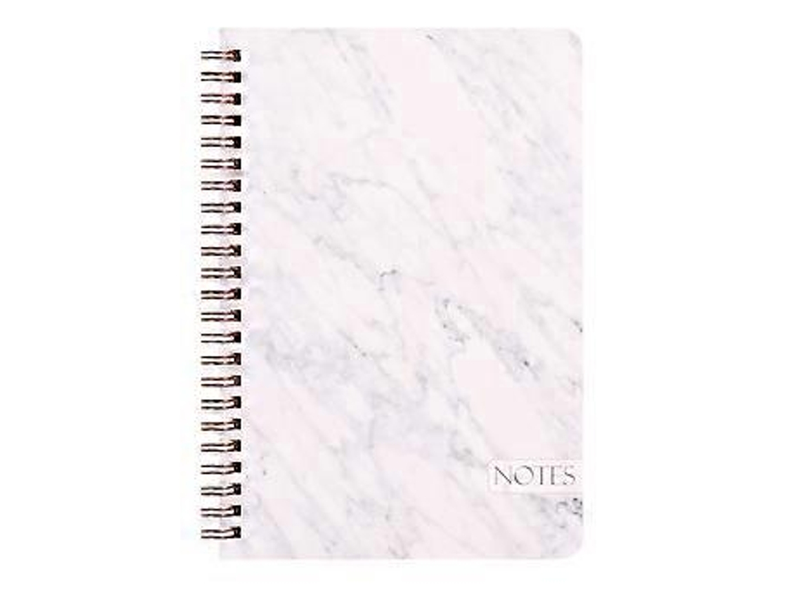 Caderno espiral com encadernação dupla, pautas largas, 160 páginas para anotações, bloco de notas para faculdade, bloco de notas para negócios Slowmoose
