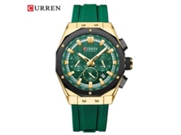 Relógio Masculino MDUG esportivo com cronógrafo, pulseira de borracha, grande mostradore