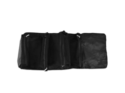 Bolsa de Maquiagem Portátil Plegável Grande Capacidade Impermeável Nylon para Viagens