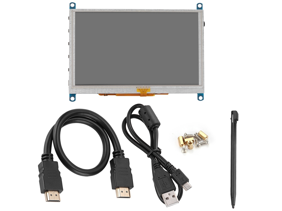 Tela Lcd Hdmi de 5 Polegadas LAXISCREED 800*480 com Saída de Áudio