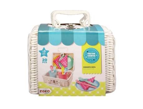 Cesta de Picnic Vários Modelos FAZ DE CONTA