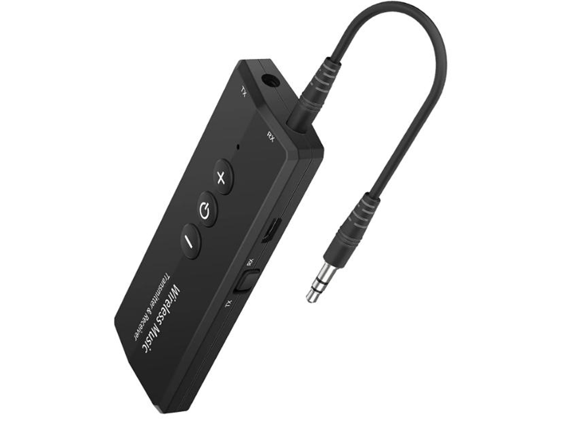 Transmissor/receptor Bluetooth Yizhood Zf 360 3.5mm Tv/pc/carro Preto