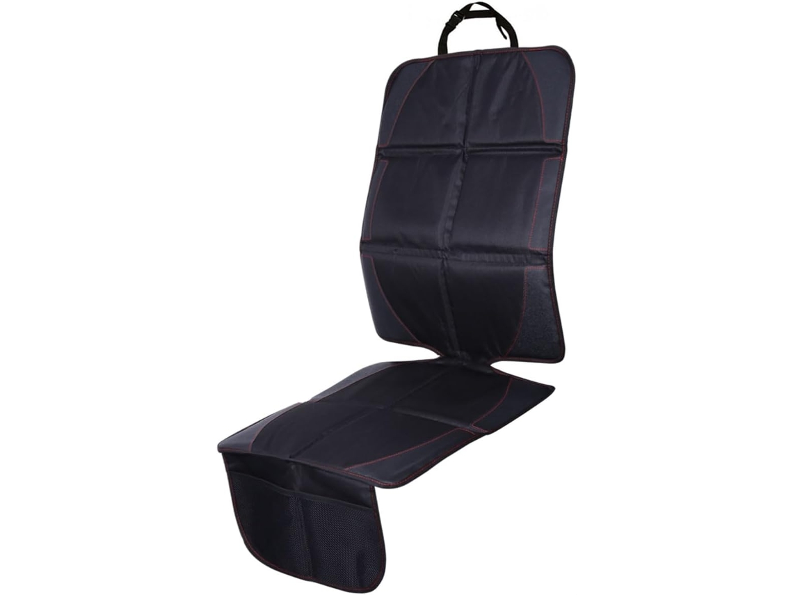 Protetor De Assento De Carro Robusto E Confortável, Tapete Impermeável E Lavável Com Bolsos De Armazenamento E Proteção Uv.