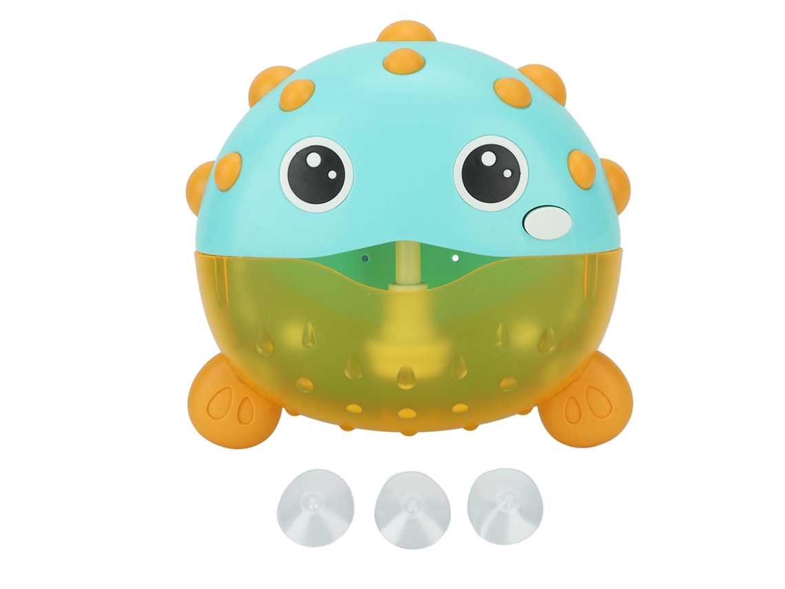Primerox máquina de Bolhas Automática com Música para Bebê Brinquedo de Banho com Ventosa