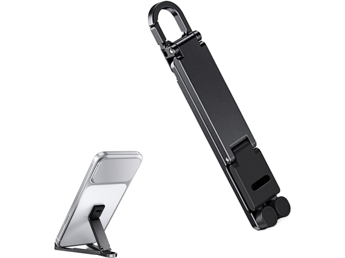 Suporte Dobrável Para Celular Com Chaveiro, Suporte Dobrável Em Liga De Alumínio, Suporte De Mesa Para Celular, Para