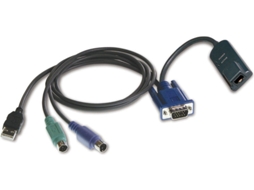 Adaptador VERTIV (RJ45 - USB, PS/2 e VGA - 2 m - Preto)