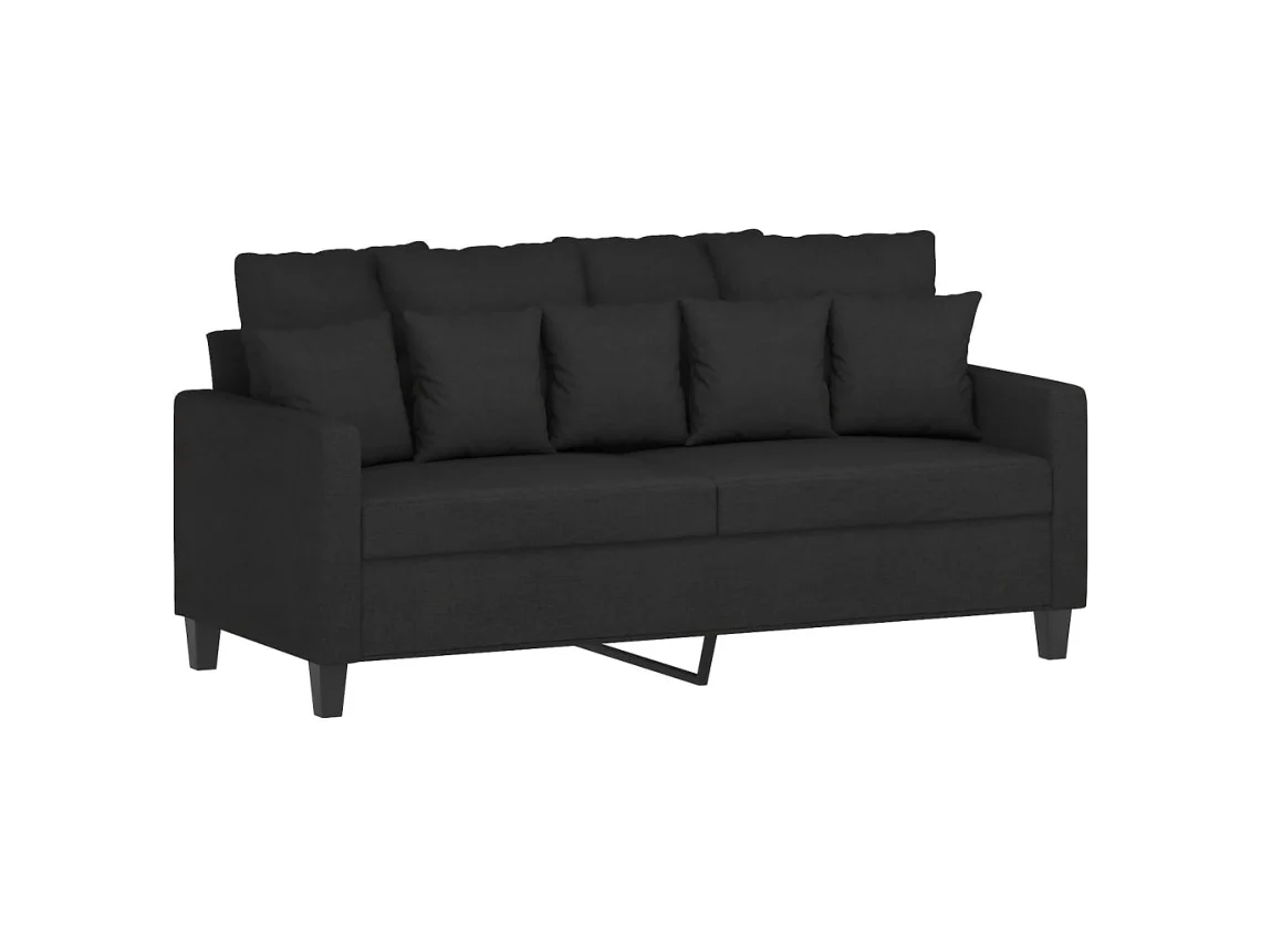 2-seater Sofa, 2-seater Sofas Vidaxl Preto Tecido (n/a)