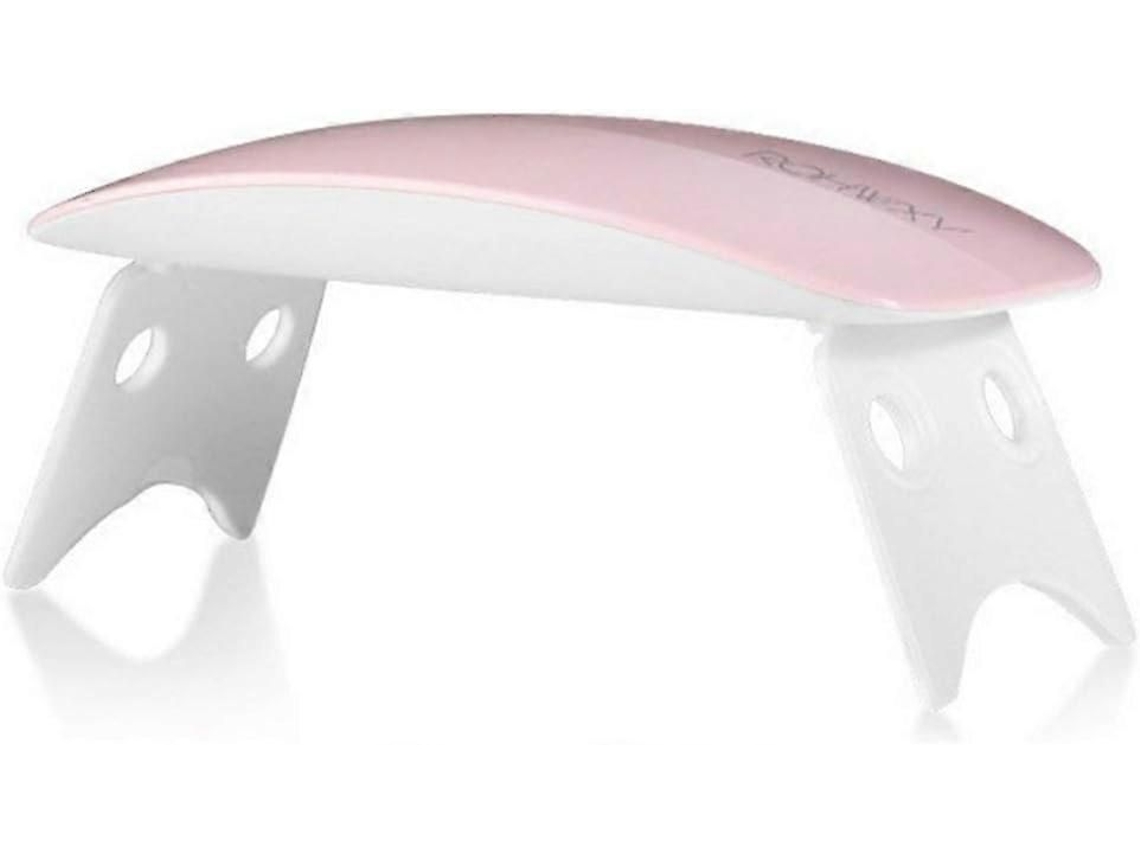 Secador de Unhas 6w Lâmpada Mini Led Light Uv Gel Folding Mouse Máquina Fototerapia Portát Il Nail Lamp Tool Rosa GOKOCO