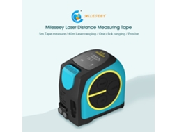 Mali trena a Laser Mileseey Recarregável com Medição em Tempo Real, Tela Led Digital, 5m e 40m de Alcance