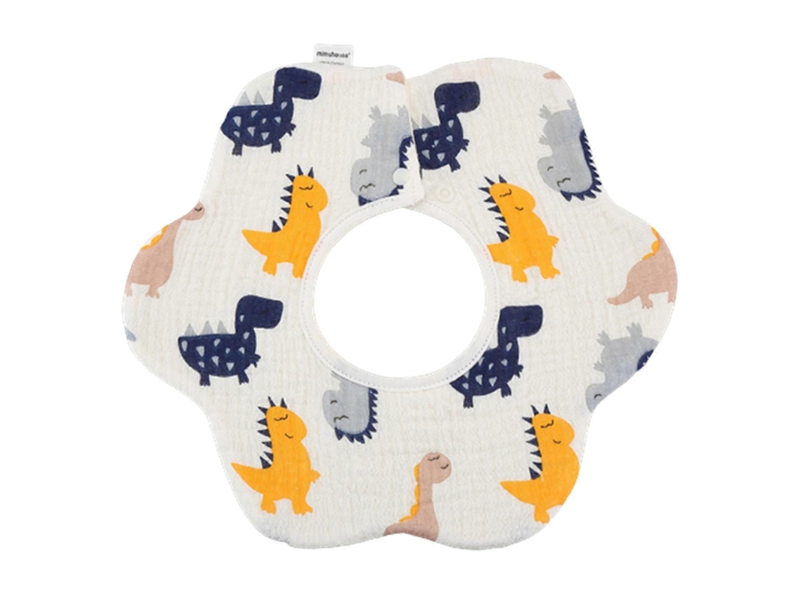 Babador De Bebê Para Comer Babador Recém-nascido Babador Saliva Toalha De Arroto De Alta Absorção Lenço De Pescoço Em Forma De Pétala Infantil De