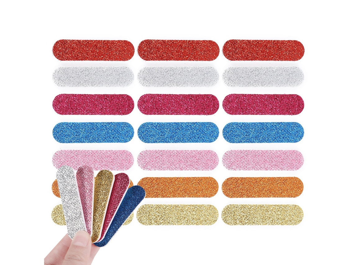 Pacote com 100 Mini Lixas Descartáveis para Manicure NEVEANCE
