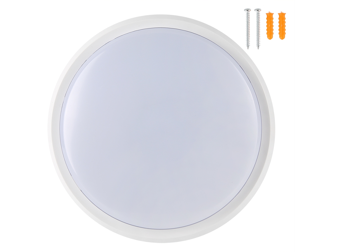Luminária De Teto Led À Prova D'água E À Prova De Poeira (com Nível De Proteção Ip65 E Controle Por Interruptor)