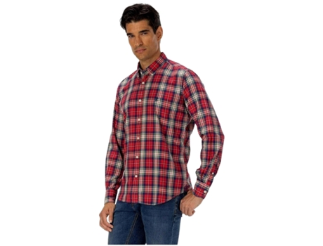 Camisa de Homem PULPO Cheia Vermelho (S)