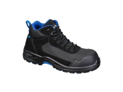 Bota Mid Composto Têxtil Camurça Mid S3l Hro Sr Fo Preto Azul / 45