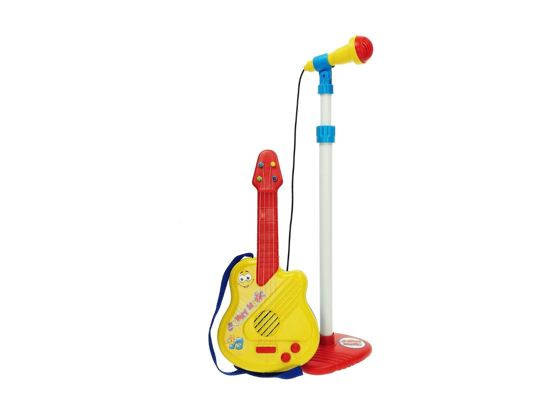 Conjunto Musical Infantil Guitarra & Microfone - Reig - Amplificado